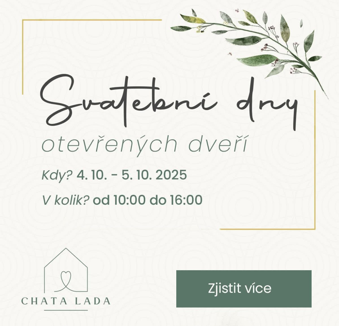 Naše doporučení pro svatební den